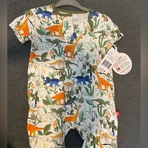 Magnetic Me Raptor Round Your Finger Modal Magnetic Romper